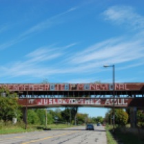 Bridge at Packard Plant